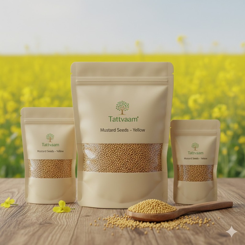 Mustard Seeds Yellow 100g
