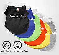 Dog Hoodie With Shirt Collar Warm