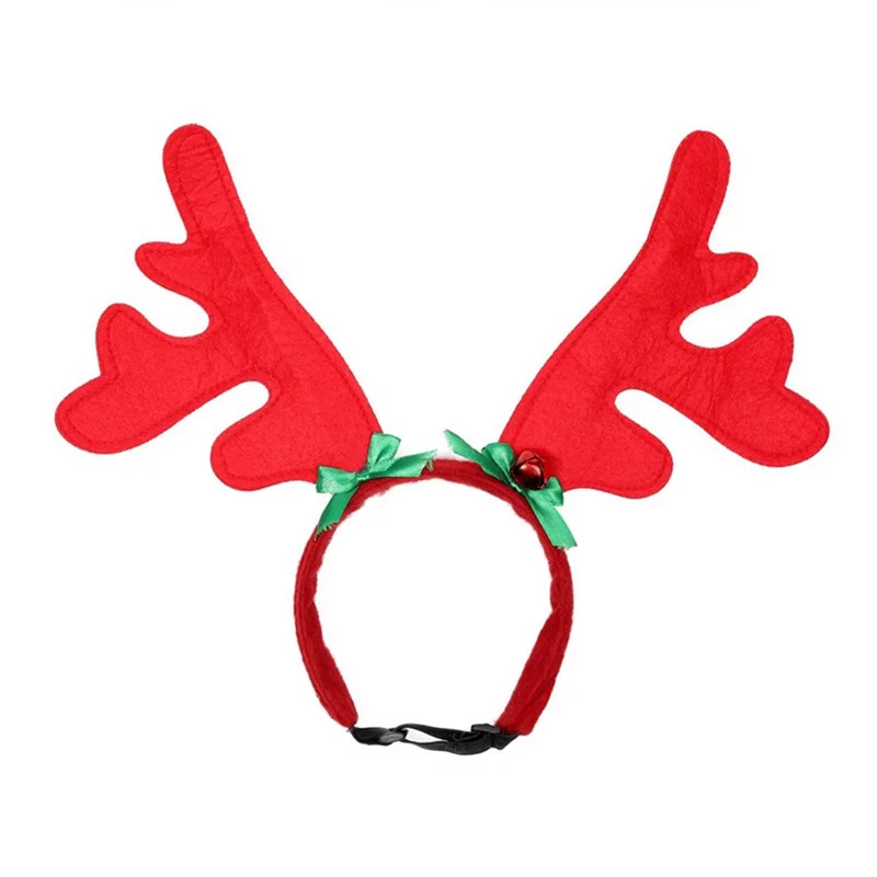 Christmas Reindeer Antler Headband for Dogs – Holiday Pet Accessory