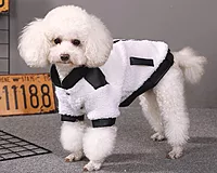 Luxury Winter Dog Coat – Soft Sherpa Formal Jacket