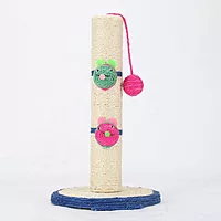 Sisal Cat Scratching Post with Hanging Ball Toy