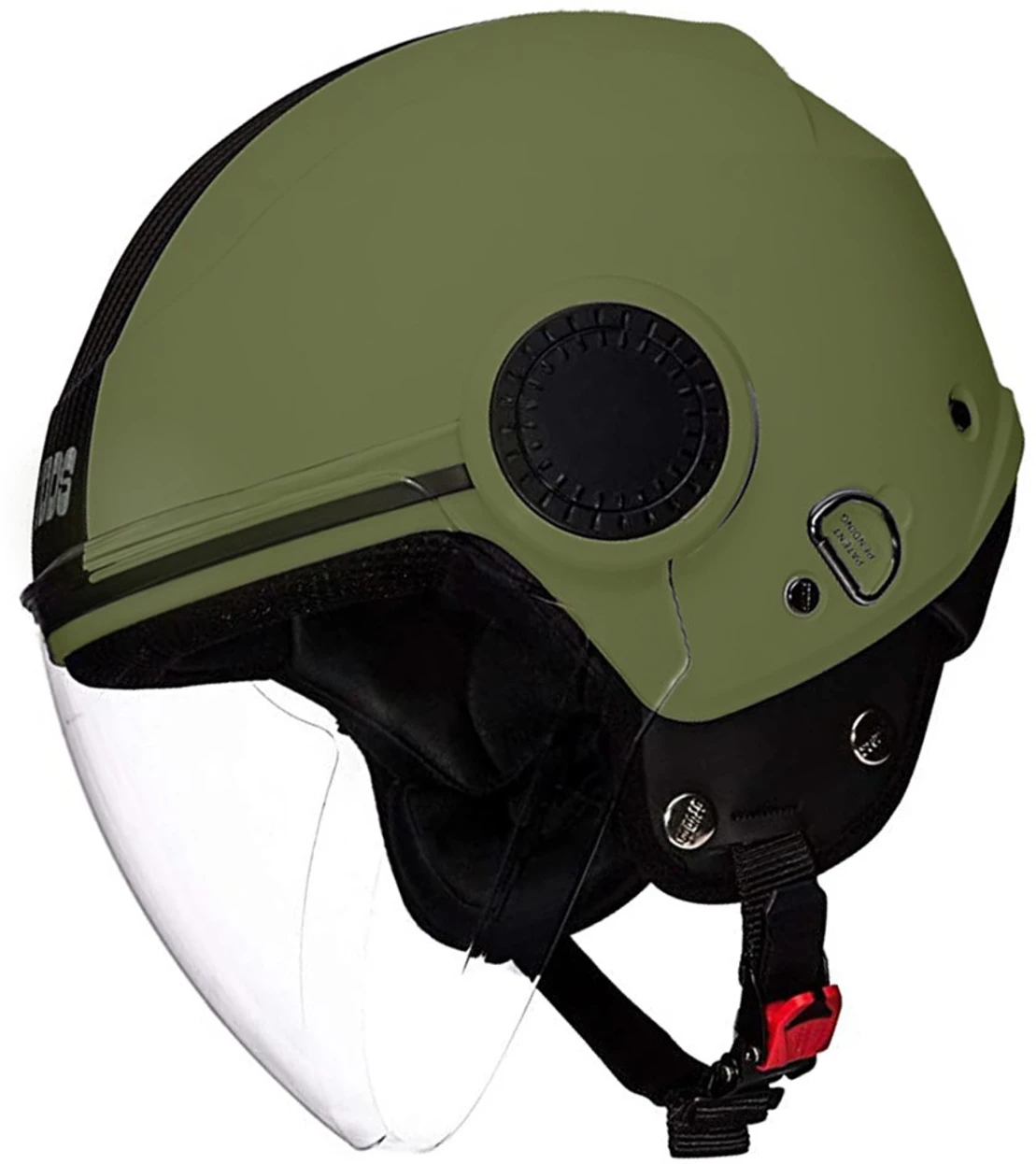 STUDDS URBAN MILITARY GREEN WITH BLACK STRIP C/V (L)