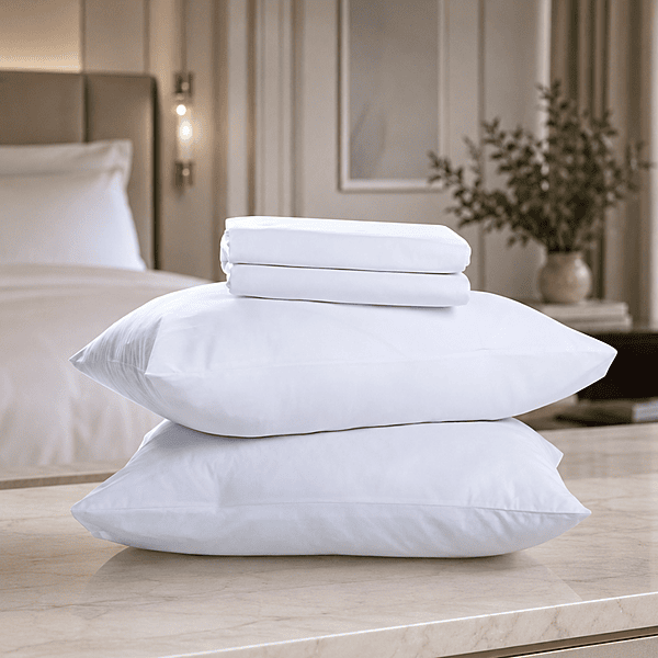 Opal White Pillow Case - King