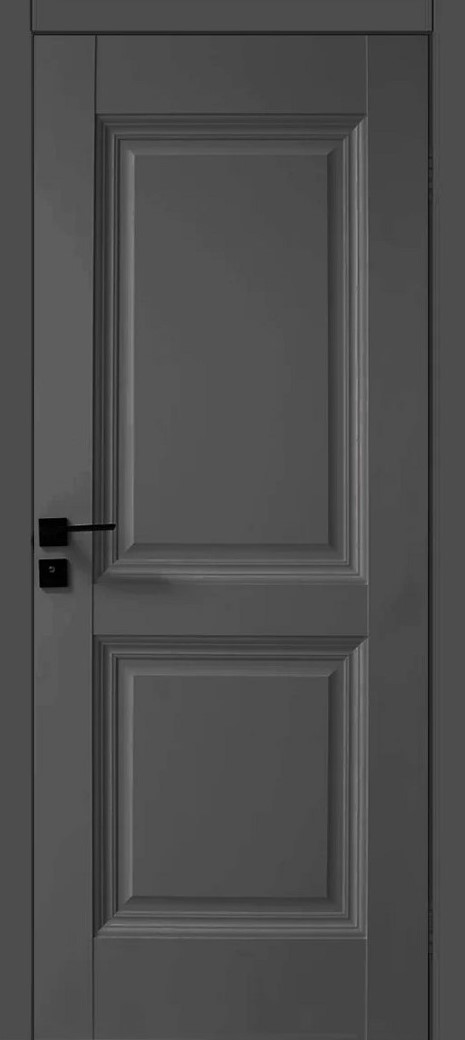 Usa de interior JYA067, MDF, 40 mm, toc reglabil, anthracite 80X200, feronerie neagra inclusa