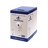 Linkbasic 305m Box Cat5e Solid Grey UTP Cable