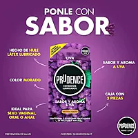 Prudence Sabor y Aroma Uva C/100