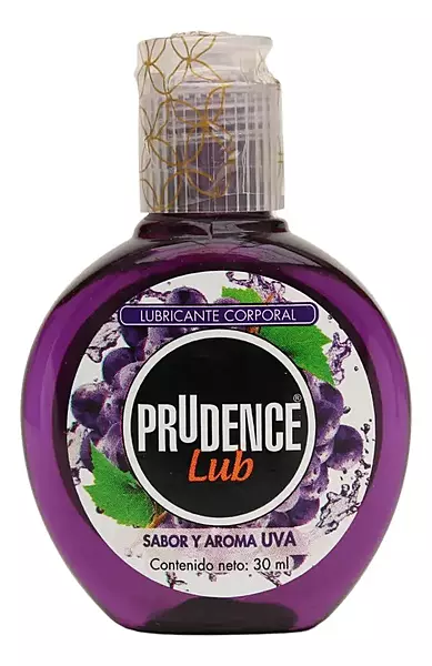 Prudence Lub Lubricante Comestible Base Agua 30 ml Sabor Uva
