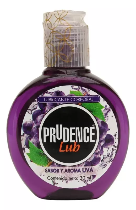 Prudence Lub Lubricante Comestible Base Agua 30 ml Sabor Uva
