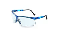 Uvex by Honeywell Genesis Safety Glasses with Uvextreme Anti-Fog Coating, Vapor Blue Frame