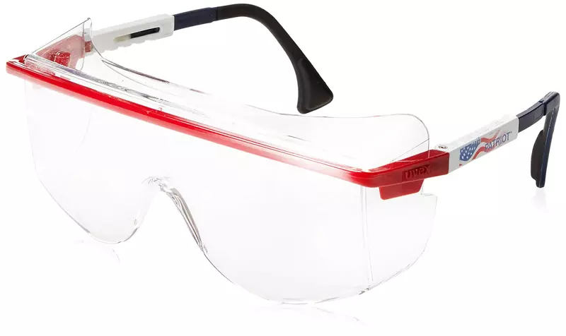 UVEX by Honeywell Astro OTG 3001 S2530C, Blue/Clear/Red/White