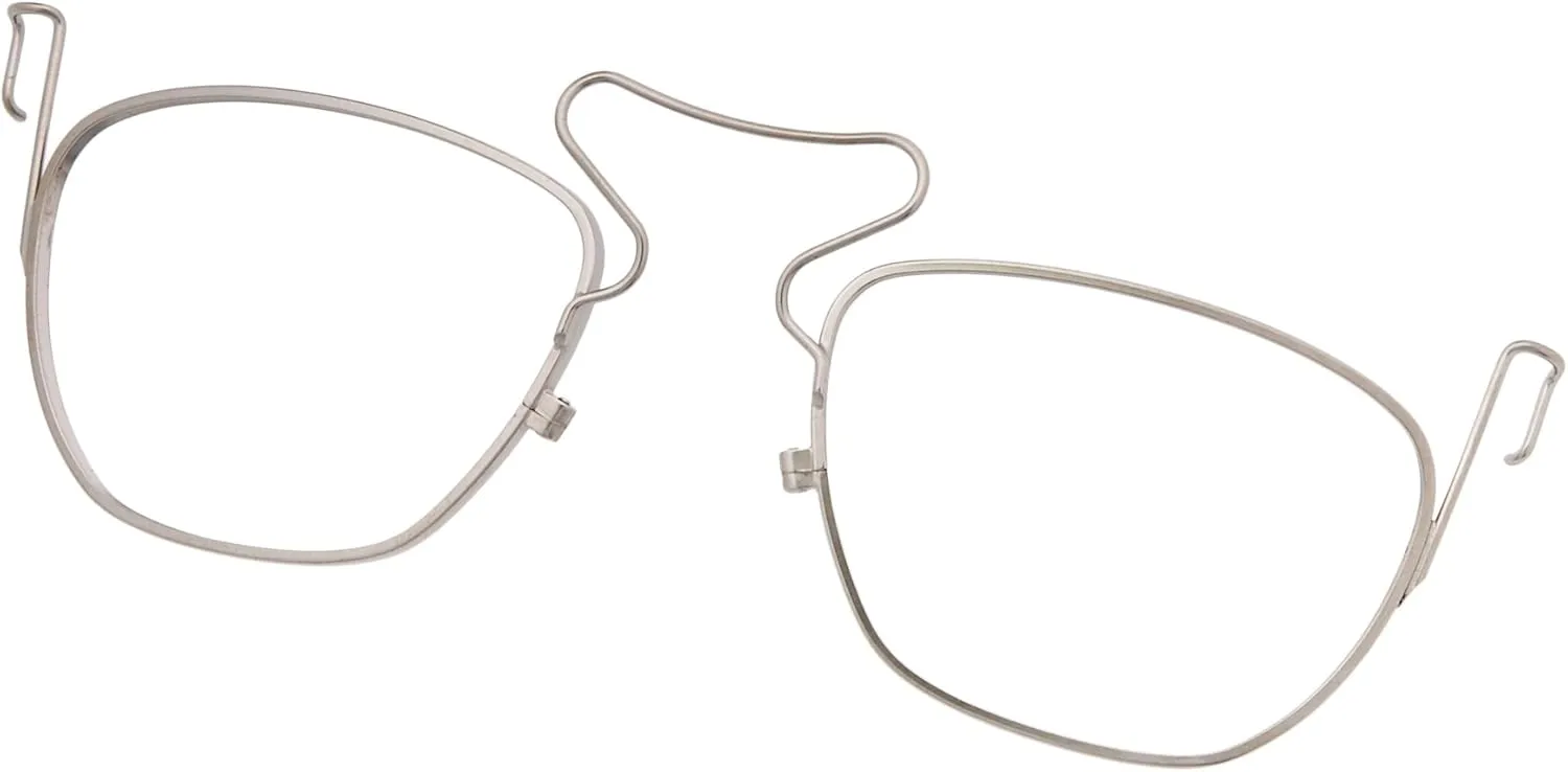 Uvex S3300X Genesis XC Safety Eyewear, Black Frame, Clear UV Extreme Anti-Fog Lens White Rx Insert