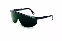 UVEX by Honeywell Shade 5.0 Safety Glasses, Scratch-Resistant, Black (S1112)