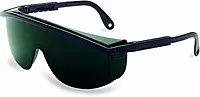 UVEX by Honeywell Shade 5.0 Safety Glasses, Scratch-Resistant, Black (S1112)