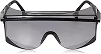 Honeywell Home Gray Safety Glasses, Scratch-Resistant, OTG, Black/Grey (S2504)