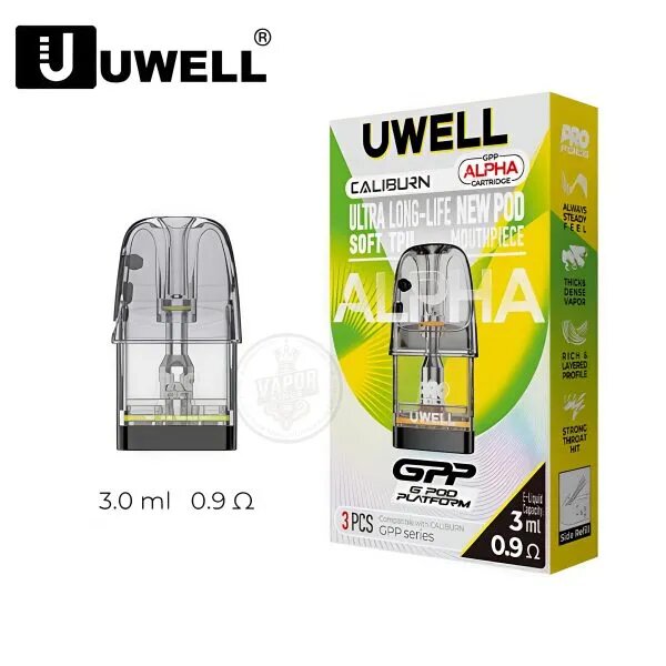 Uwell Caliburn GPP 3ml 0.9Ω