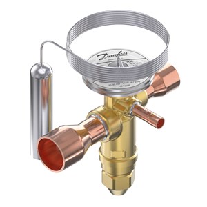 Válvula De Expansión, Tges 2.5, Para R-404A, Rango -40C A +10C, Capacidad Nominal 2.5, Conexión 1/2 - 7/8, Danfoss 067N6000