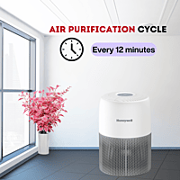 The Honeywell Air Touch V1 placed next to a child's bed, ensuring a healthy sleeping environment. The Honeywell Air Touch V1 placed next to a child's bed, ensuring a healthy sleeping environment.