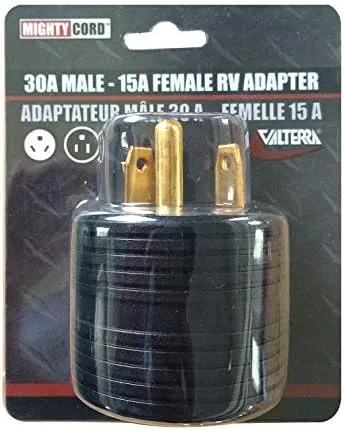 Valterra 03015ARDVP 30am-15af Plug Rnd Card