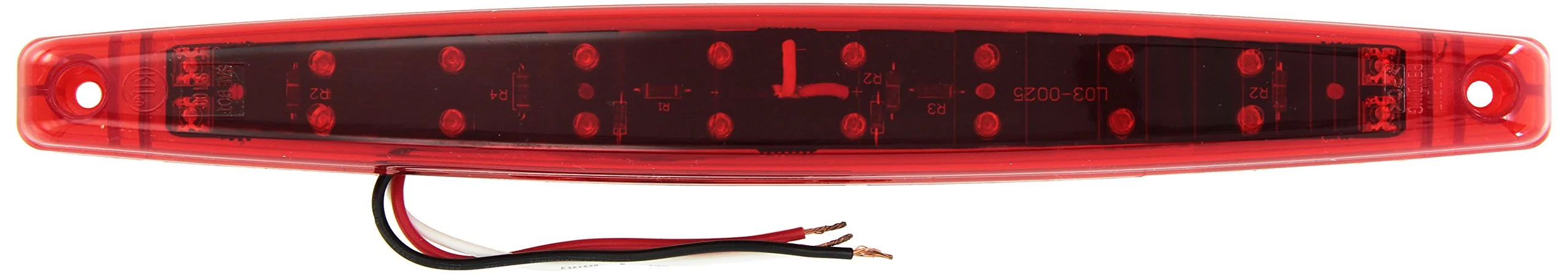 Valterra Diamond Group Weatherproof Red LED Bar Light with 20 Diodes