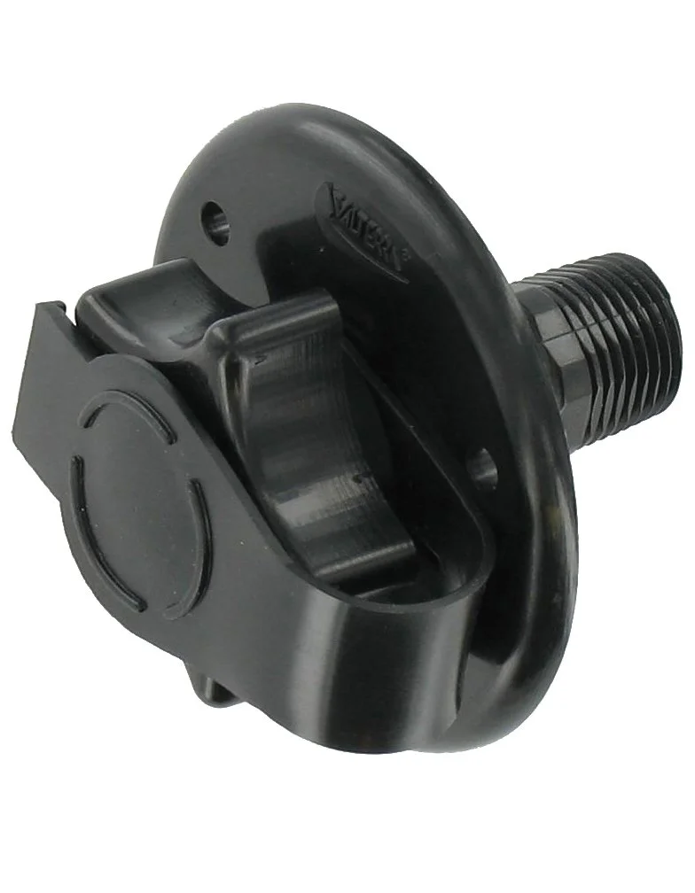 Valterra A01-0168BK Black 2-3/4" Flange Water Inlet