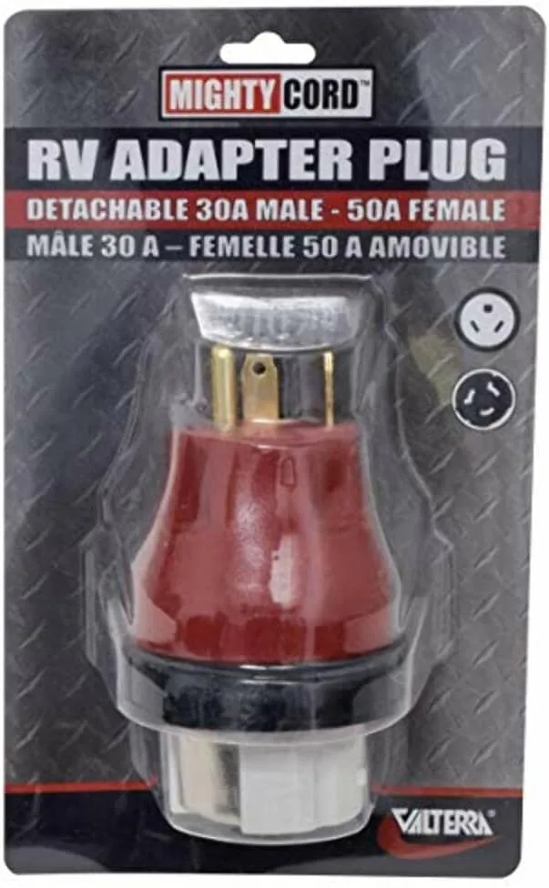 VALTERRA Mighty Cord Detachable RV Adapter Plug