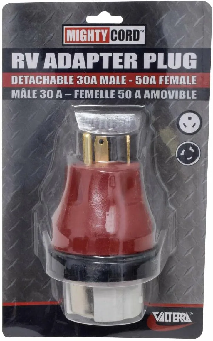 VALTERRA Mighty Cord Detachable RV Adapter Plug