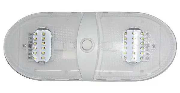 Valterra Diamond Group 65430 Slim Line Double LED Dome Light