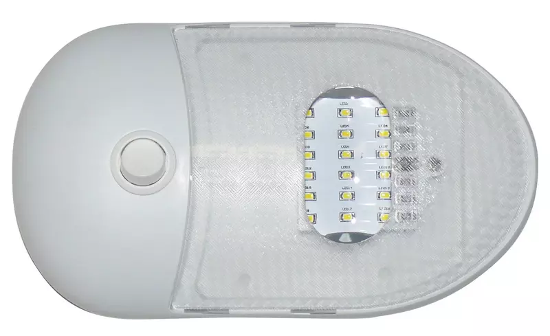 Valterra Diamond Group 65429-WW Warm White Slim Line Single LED Dome Light