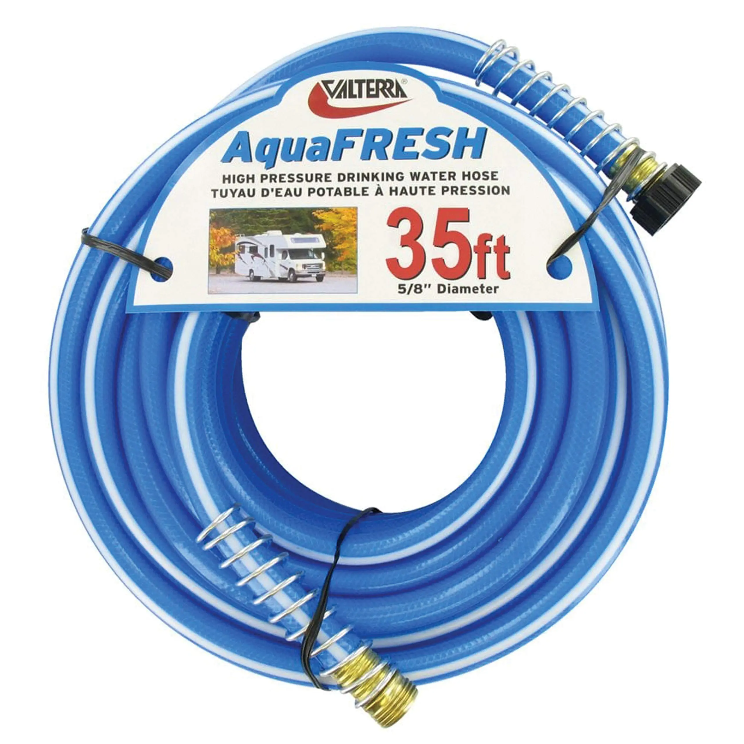 Valterra W01-9420 Drinking Water Hose 5/8" X 35' Blue