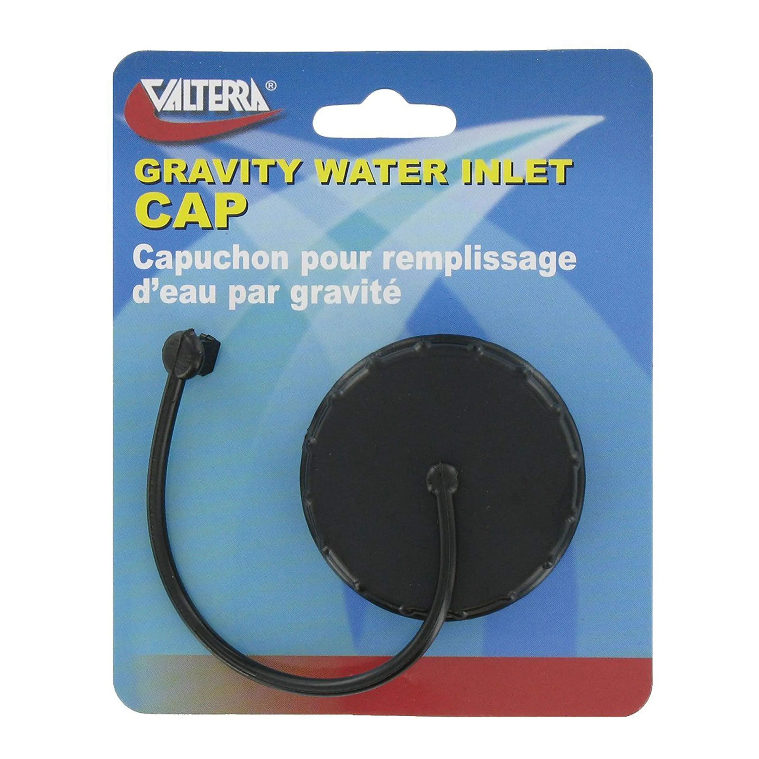 Valterra Gravity Water Inlet Cap with Strap and Bayonet Tab