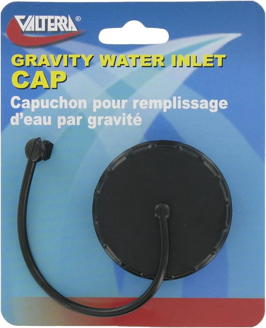 Valterra Gravity Water Inlet Cap with Strap and Bayonet Tab