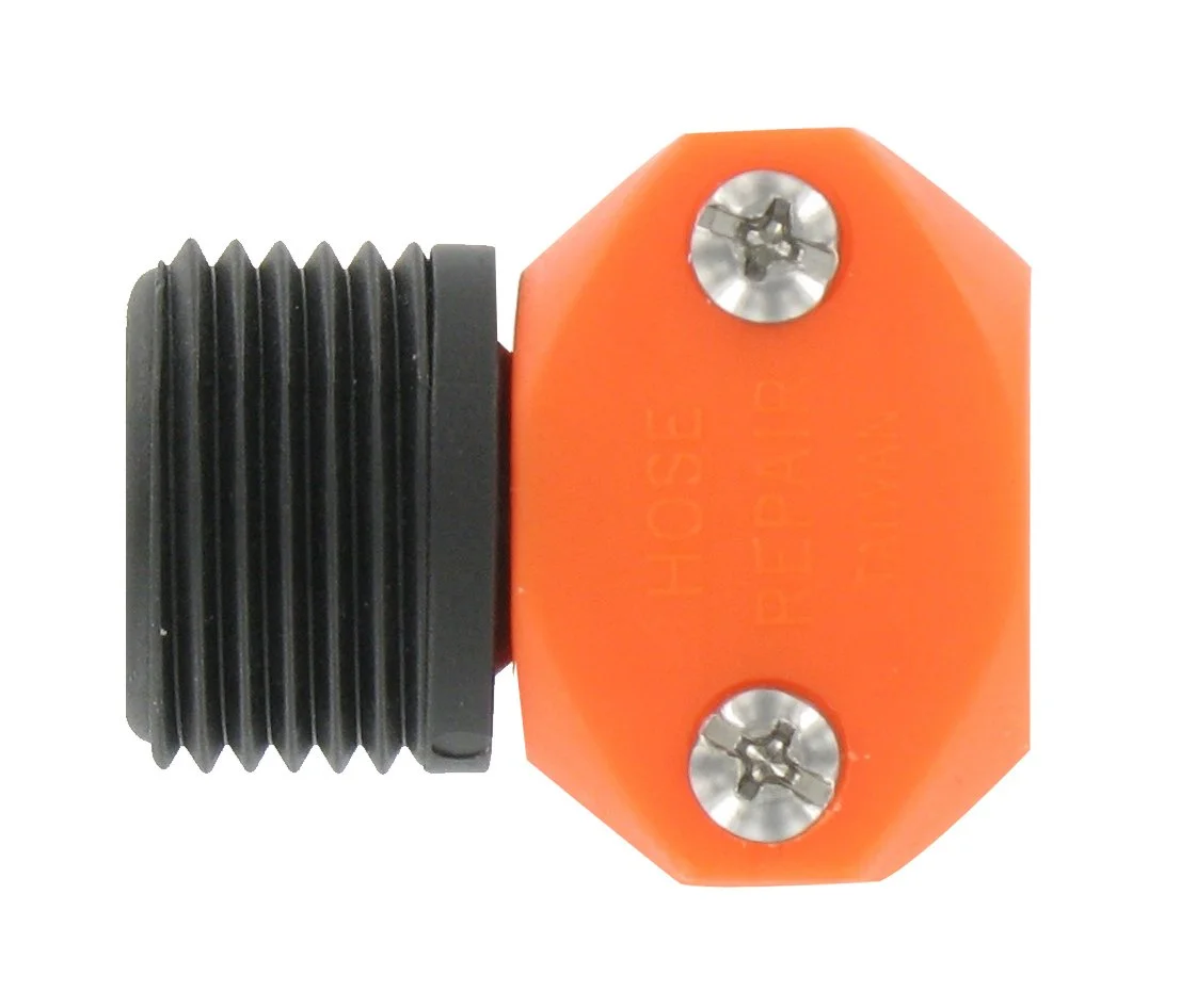 Valterra A01-0050VP Hose Fixer with Male Hose Thread, Orange