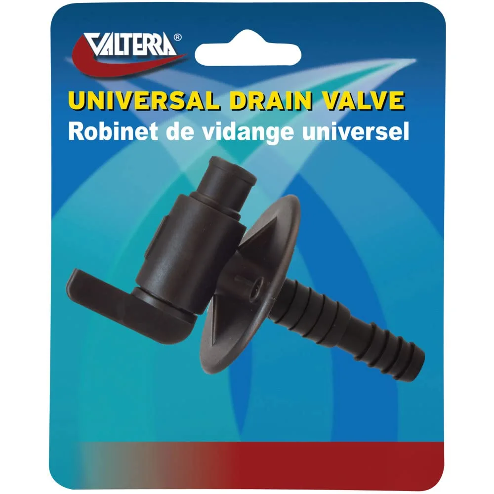 VALTERRA Universal Drain Valve - Barbed