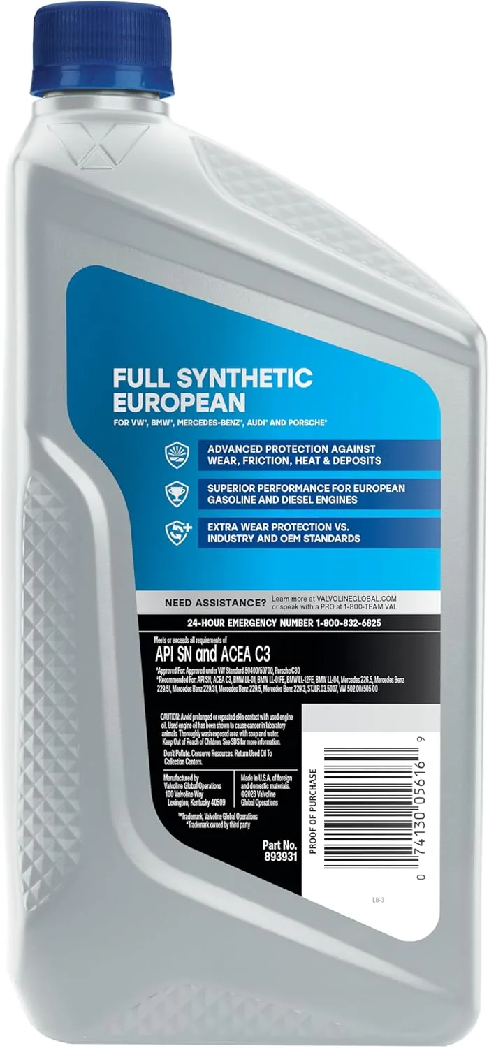 VALVOLINE Full Synthetic Motor Oil