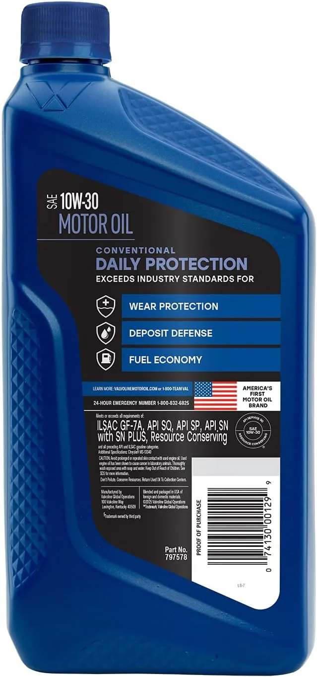 Valvoline Daily Protection Motor Oil
