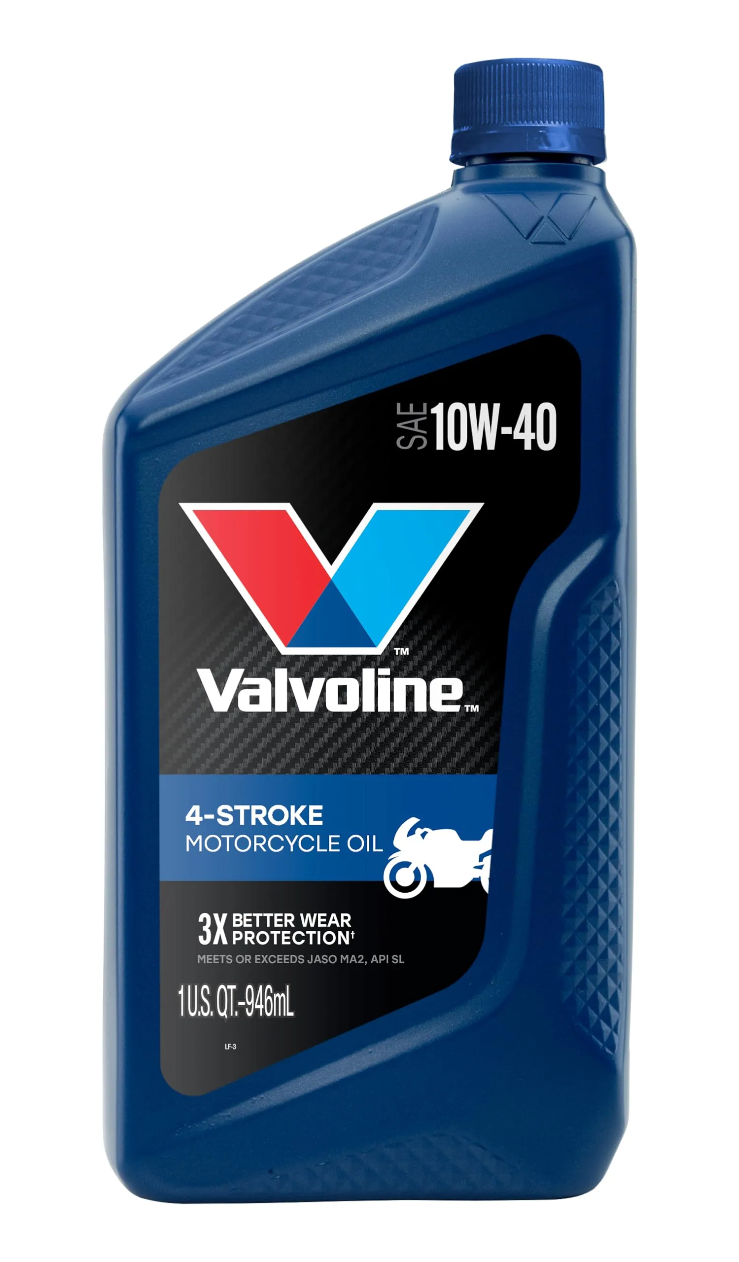 Valvoline 4-Stroke Motorcycle Motor Oil 1 Quart Conventional