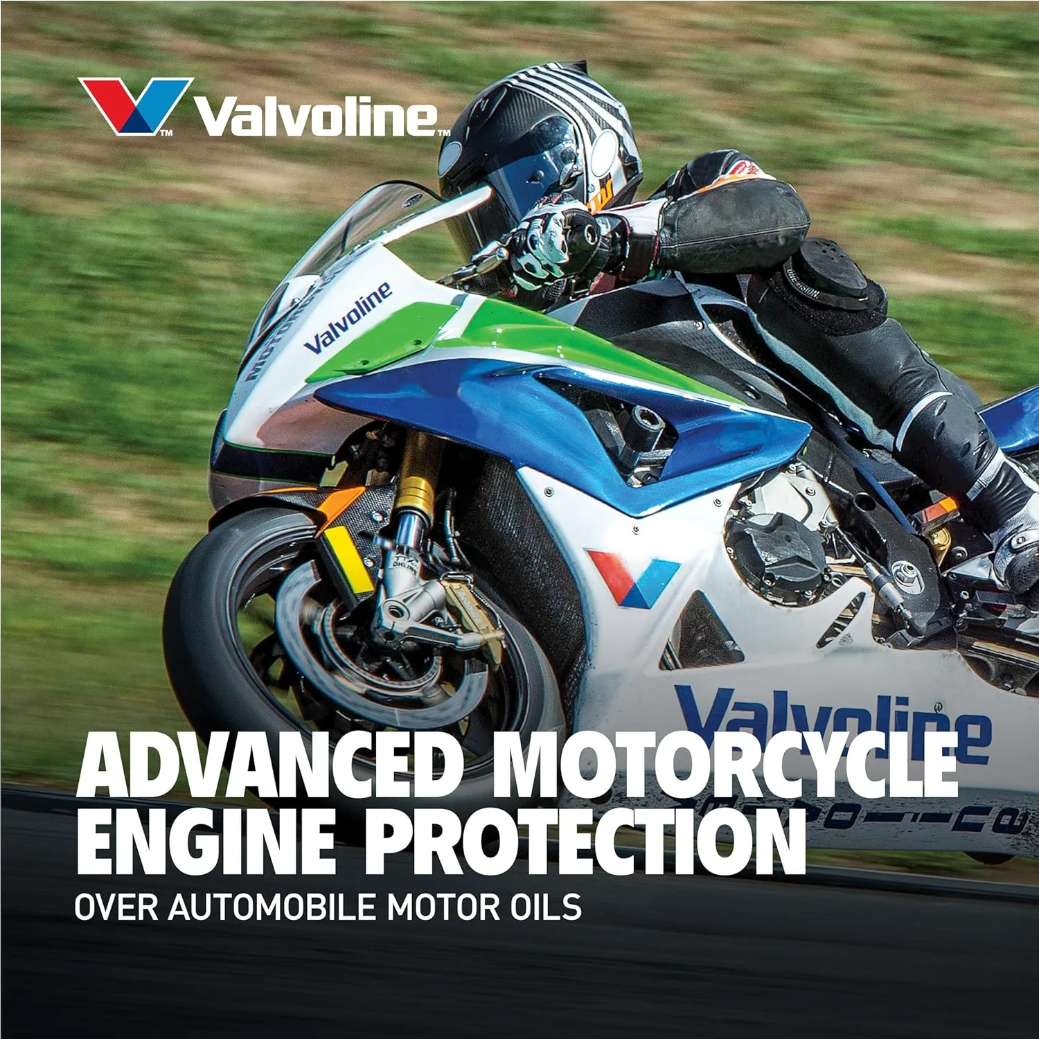 Valvoline 4-Stroke Motorcycle Motor Oil 1 Quart Conventional