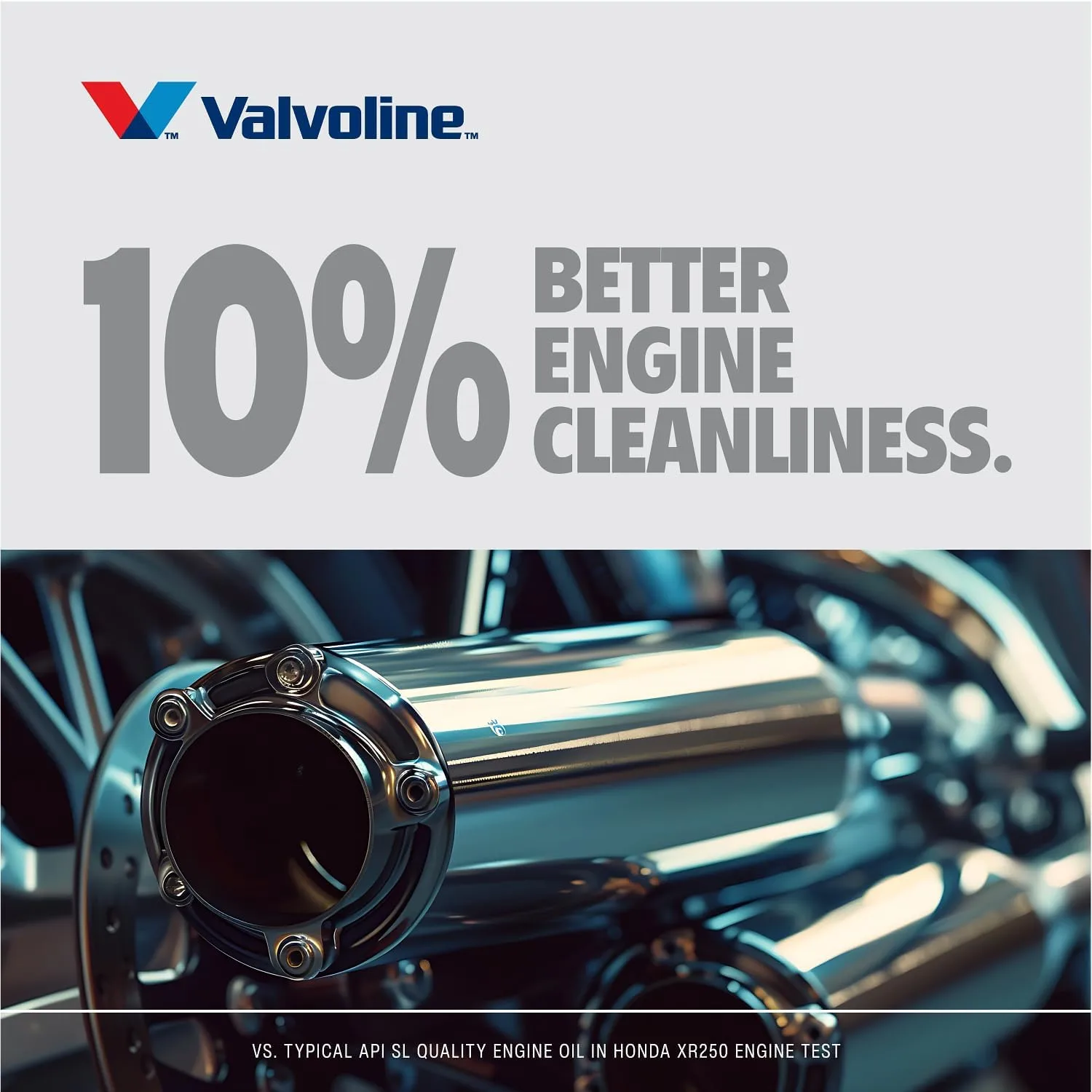 Valvoline 4-Stroke Motorcycle Motor Oil 1 Quart Conventional