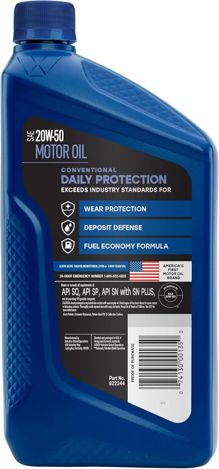 Valvoline Daily Protection Motor Oil
