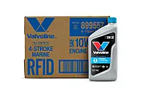 Valvoline 4-Stroke Marine Full Synthetic Engine Oil 1 Quart (Pack of 6)