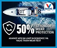 Valvoline 4-Stroke Marine Full Synthetic Engine Oil 1 Quart (Pack of 6)