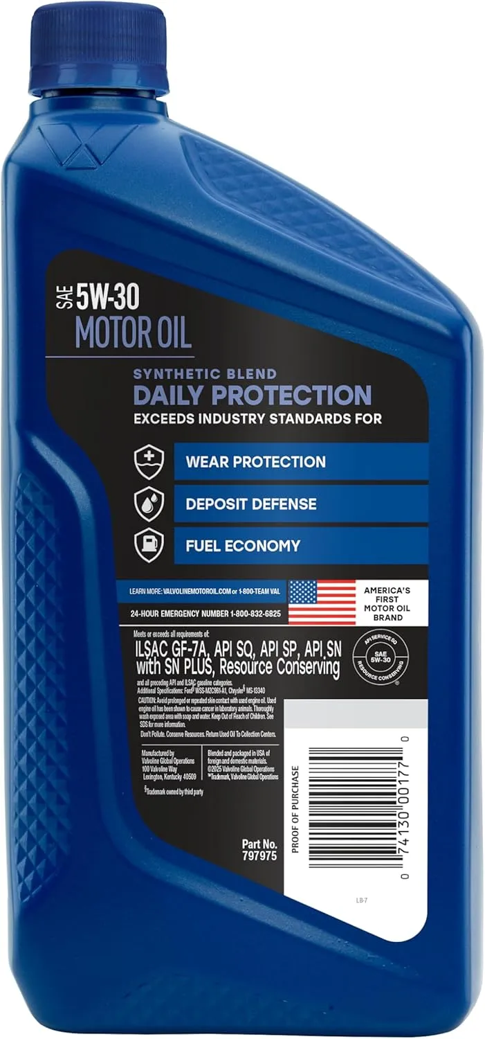 Valvoline Daily Protection Motor Oil