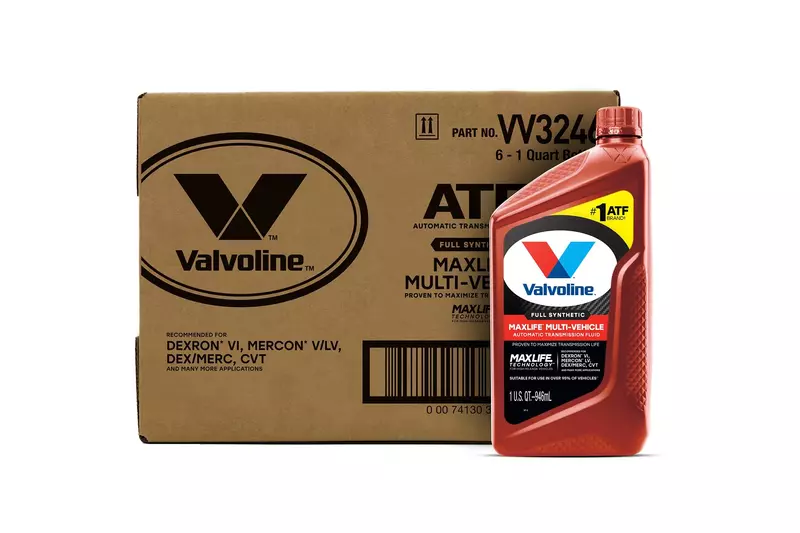 Valvoline Multi-Vehicle (ATF) Full Synthetic Automatic Transmission Fluid 1 QT, Case of 6