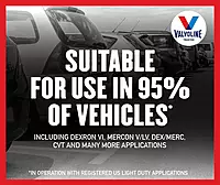 Valvoline Multi-Vehicle (ATF) Full Synthetic Automatic Transmission Fluid 1 QT, Case of 6