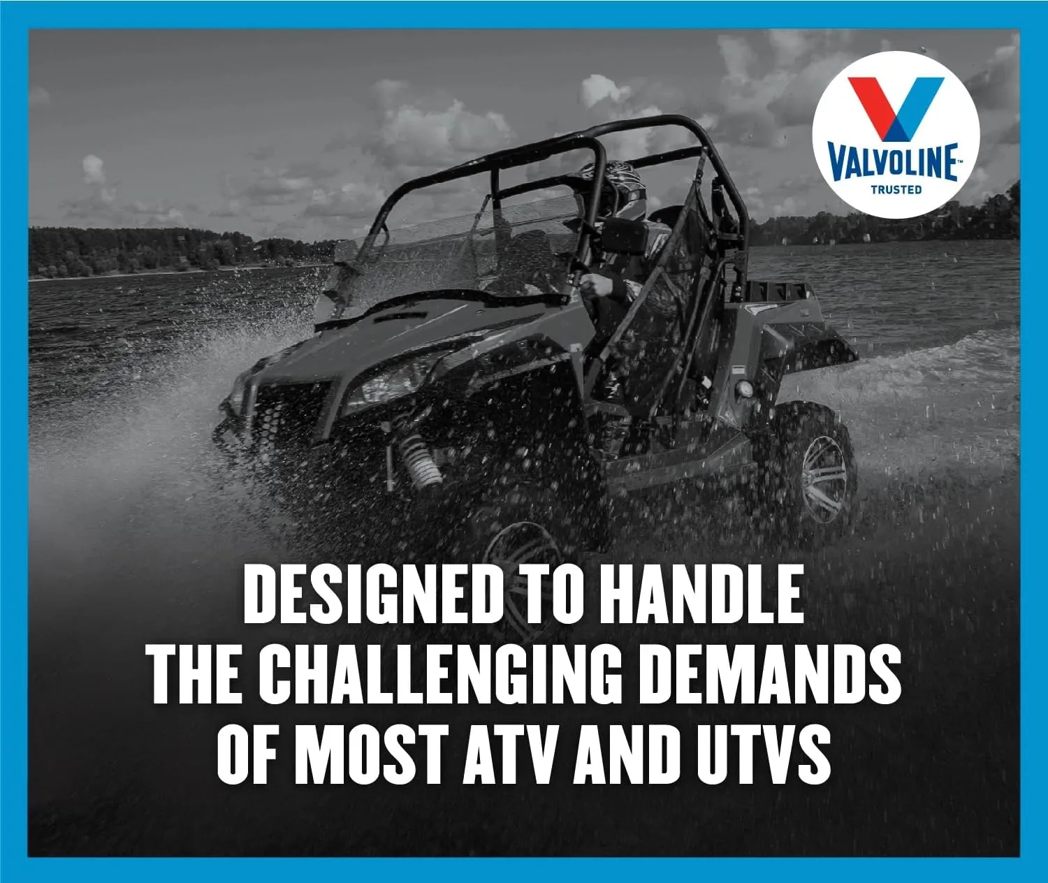 Valvoline 4-Stroke ATV/UTV SAE 10W-40 Motor Oil 1 QT, Case of 6