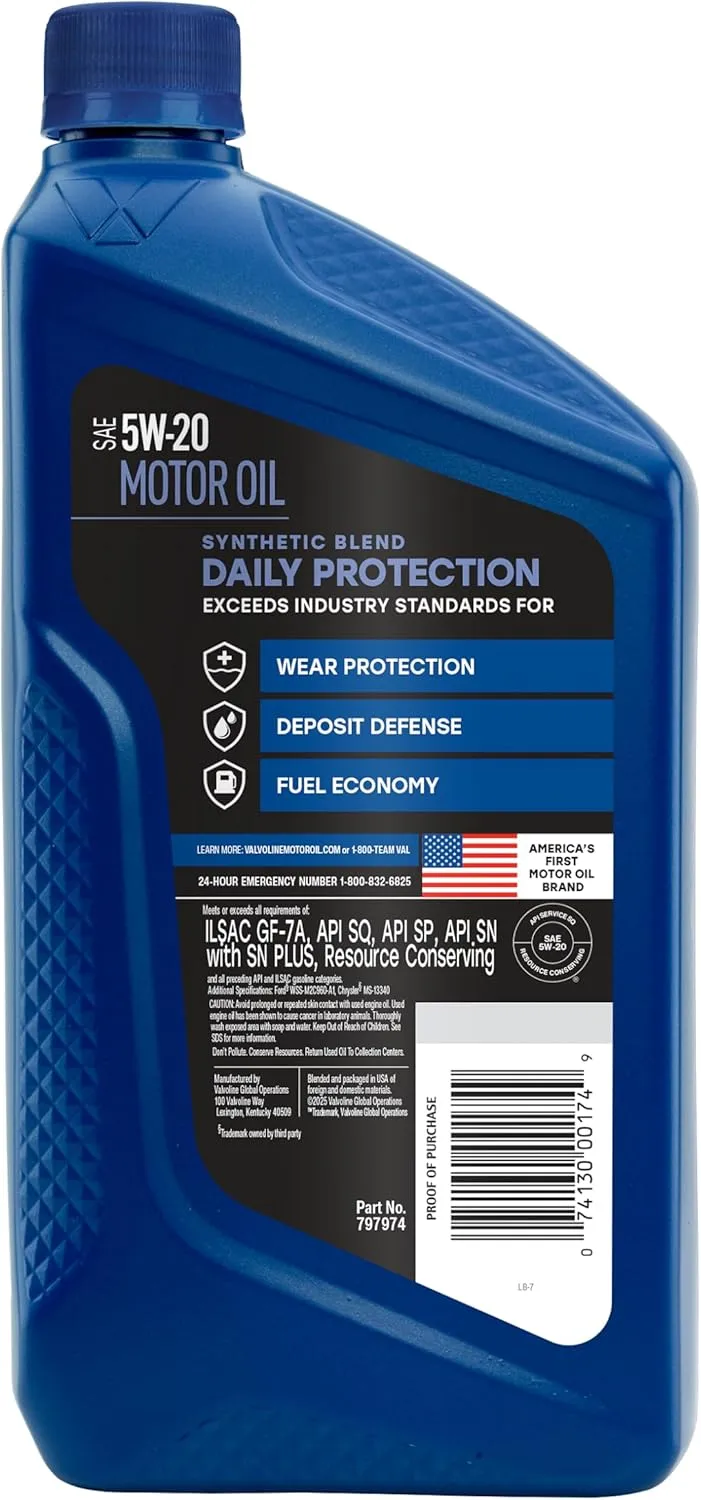 Valvoline Daily Protection Motor Oil