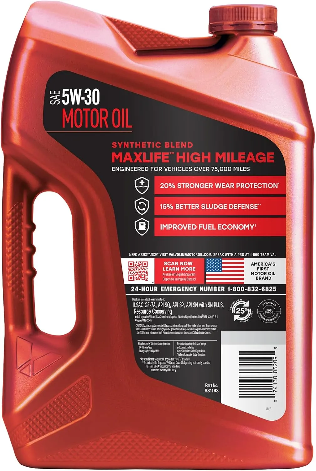 Valvoline MaxLife High Mileage Motor Oil
