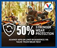 Valvoline 4-Stroke Powersport Full Synthetic Motor Oil 1 Quart (Pack of 6) 1 QT, Case of 6