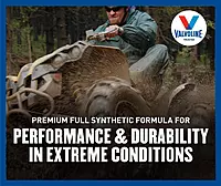 Valvoline 4-Stroke Powersport Full Synthetic Motor Oil 1 Quart (Pack of 6) 1 QT, Case of 6