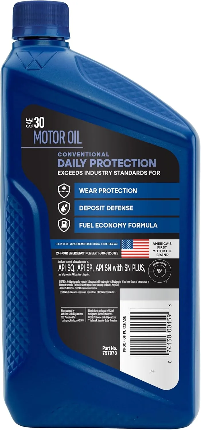 Valvoline Daily Protection Motor Oil